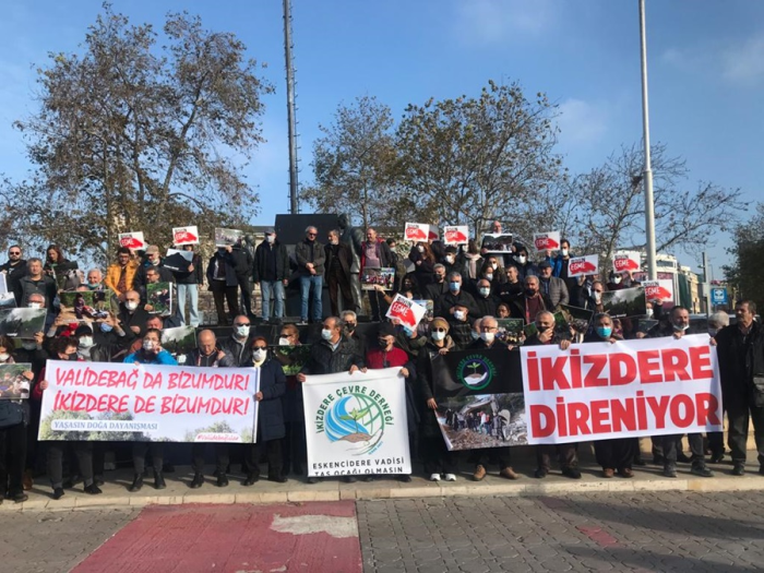 Kadıköy'de İkizdere için basın açıklmaması
