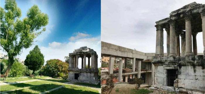 2 Bin Yıllık Anıtı Kapatan Beton Bina Yıkılıyor