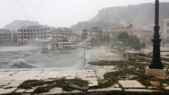 Ianos Akdeniz kasırgası, Zakynthos Adası'nı vurdu