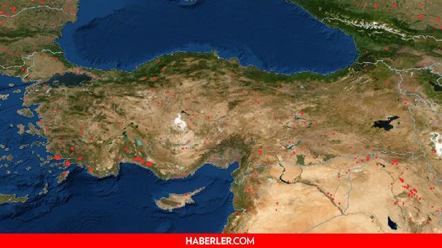 Yangınlar ile ilgili NASA'dan Türkiye açıklaması